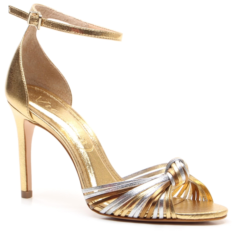 Paris Gold Silver Sandals