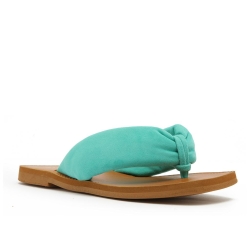 Flip Flop Ana Suede Green Sandals