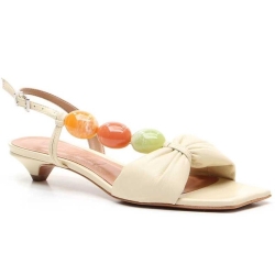 Cassis Nude Sandals