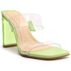 Lime Green Mules