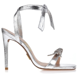 Amal Silver Sandals