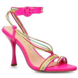 Pink Mix High Heel Sandals