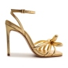 Gold Bow Sandals