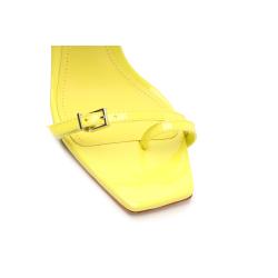 Amaya Yellow Schutz Sandals